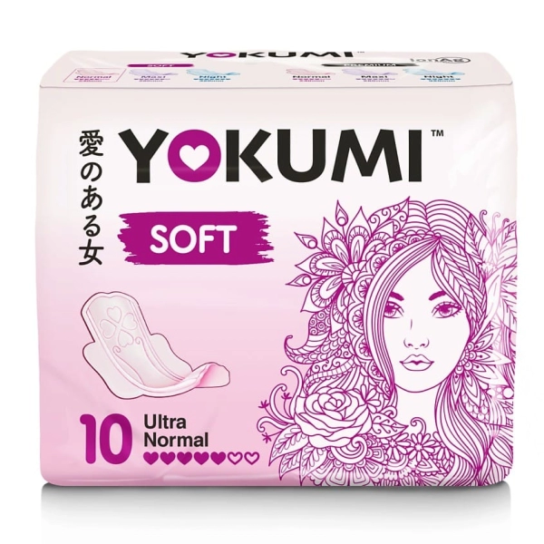 YOKUMI Прокладки женские гигиенические Soft Ultra Normal 10 шт